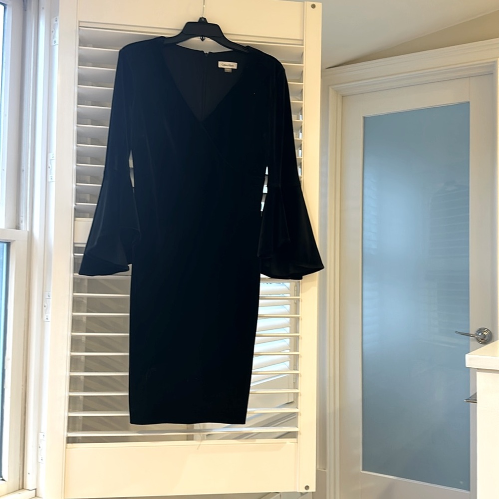 Calvin Klein velvet holiday dress. Barely worn!